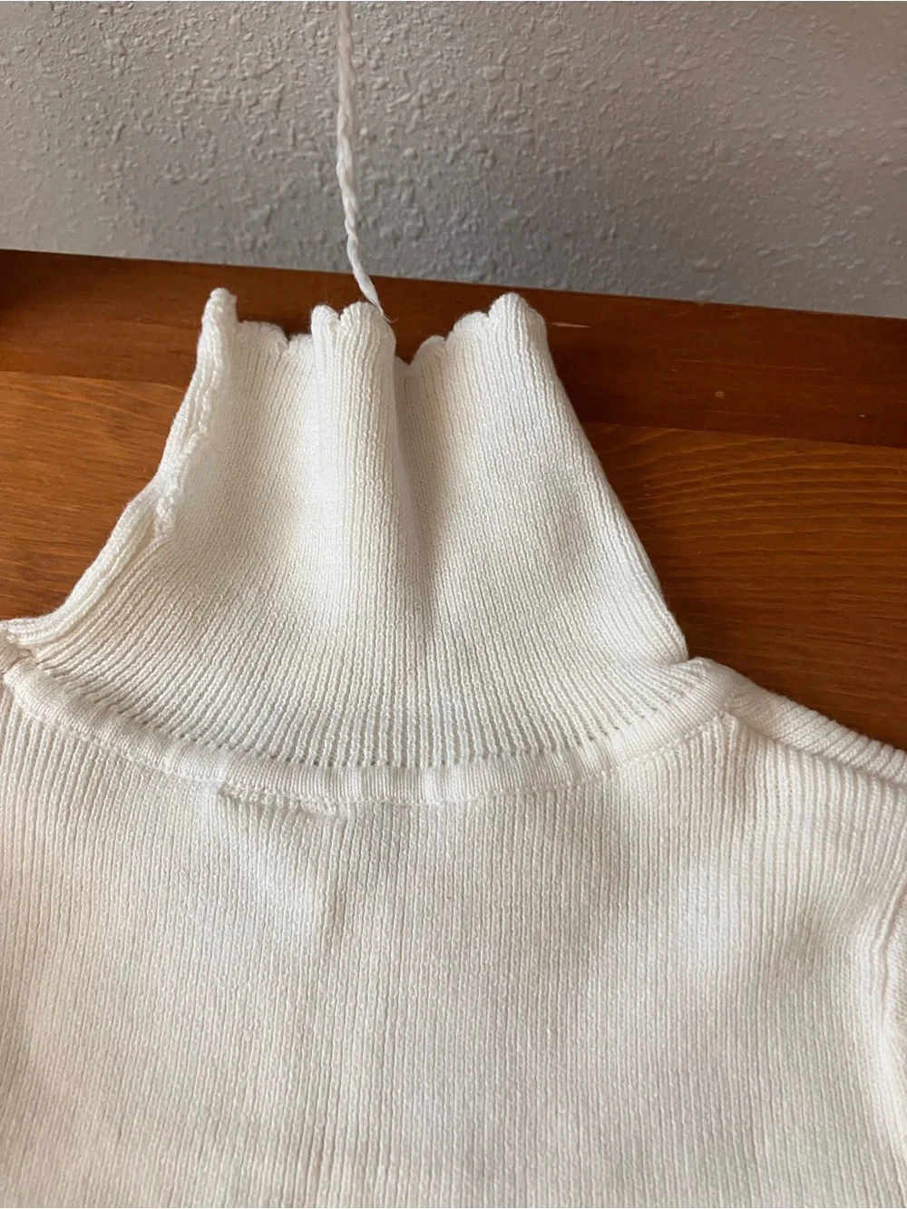 Gymboree Cream Turtleneck-Style Crewneck Sweater